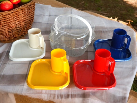 Early 1970's (Interplast?) Italian Picnic Set