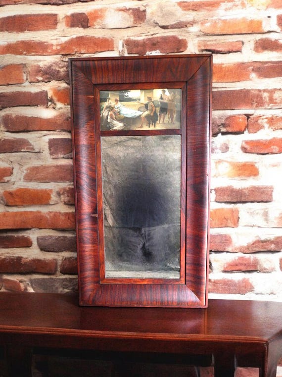 Early 1900's Roman Scene Mirror