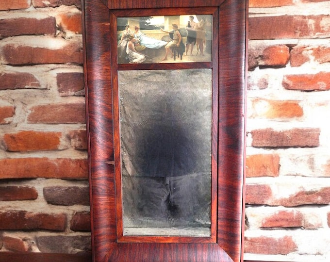 Early 1900's Roman Scene Mirror