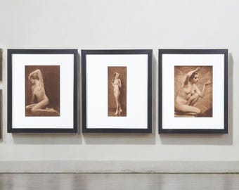Collection of Three Nude Photogravures From "Woman, Nature and Civilization," 1925