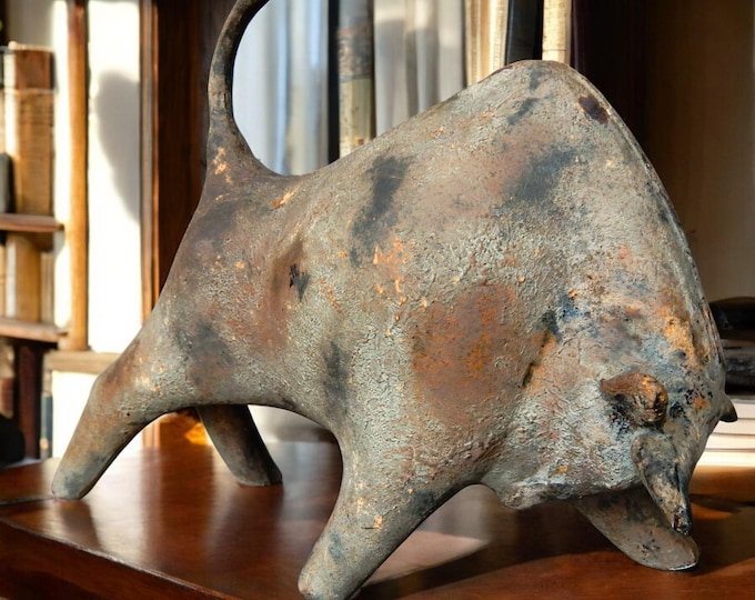 Miyazawa Kanae Cast Fighting Bull  c. 1960