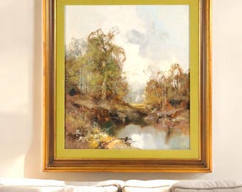 Ingfried Paul Henze Oil on Canvas, Late 20th Century