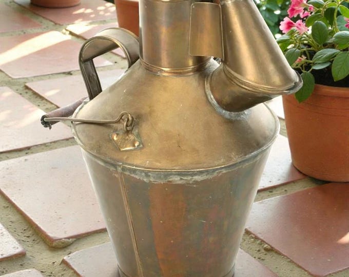 Early 20th Century Portuguese Bronze Veneer Water Carrier / Jug