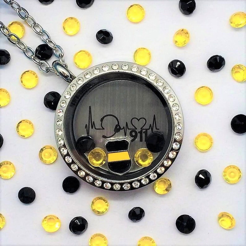 Thin Gold Line Locketcreatively Crafted Floating Locketsthe Etsy