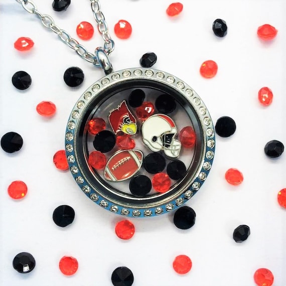 University of Louisville Cardinals Football Locket-creatively 