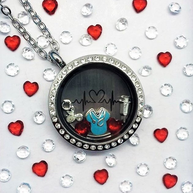 Angel Heaven Floating Locket Floating Charms Memory Charms Bereavement Gift  Fits Origami Owl 