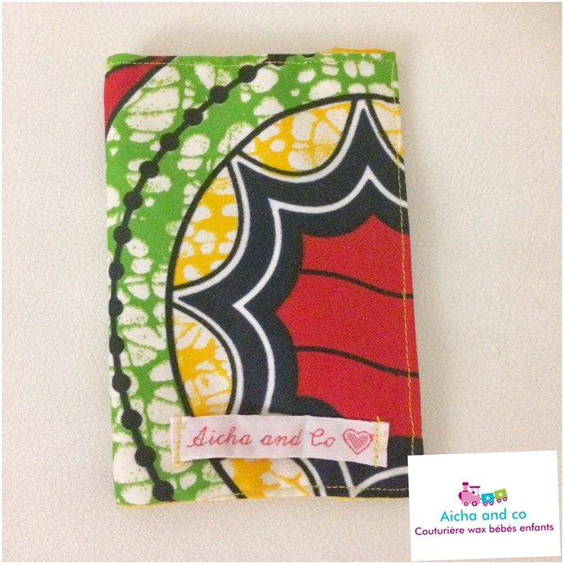 Prot\u00e9g\u00e9 Passport red yellow green wax