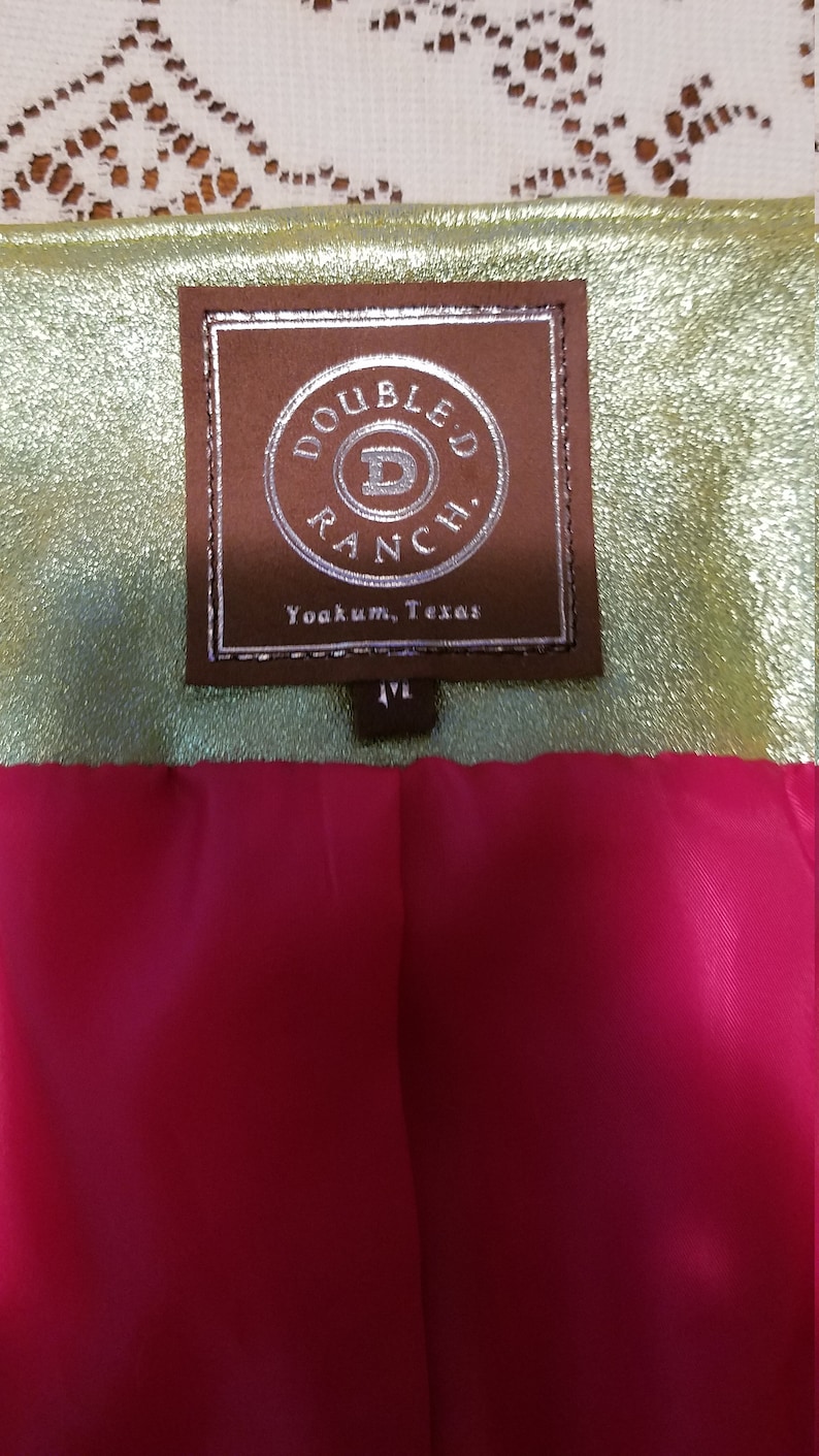 Leather Double D Ranch jacket
