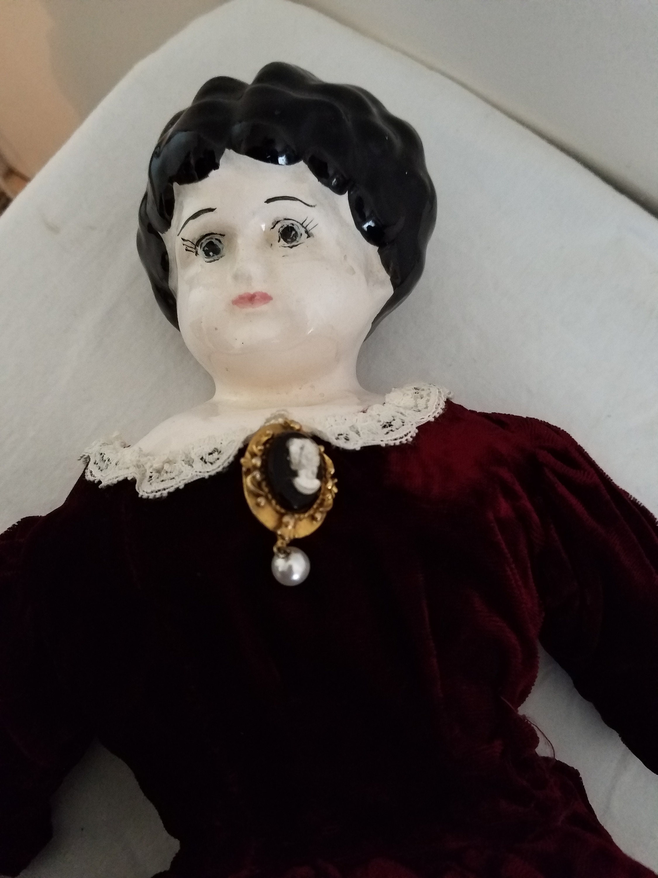 Dolly Madison Porcelain Doll Etsy