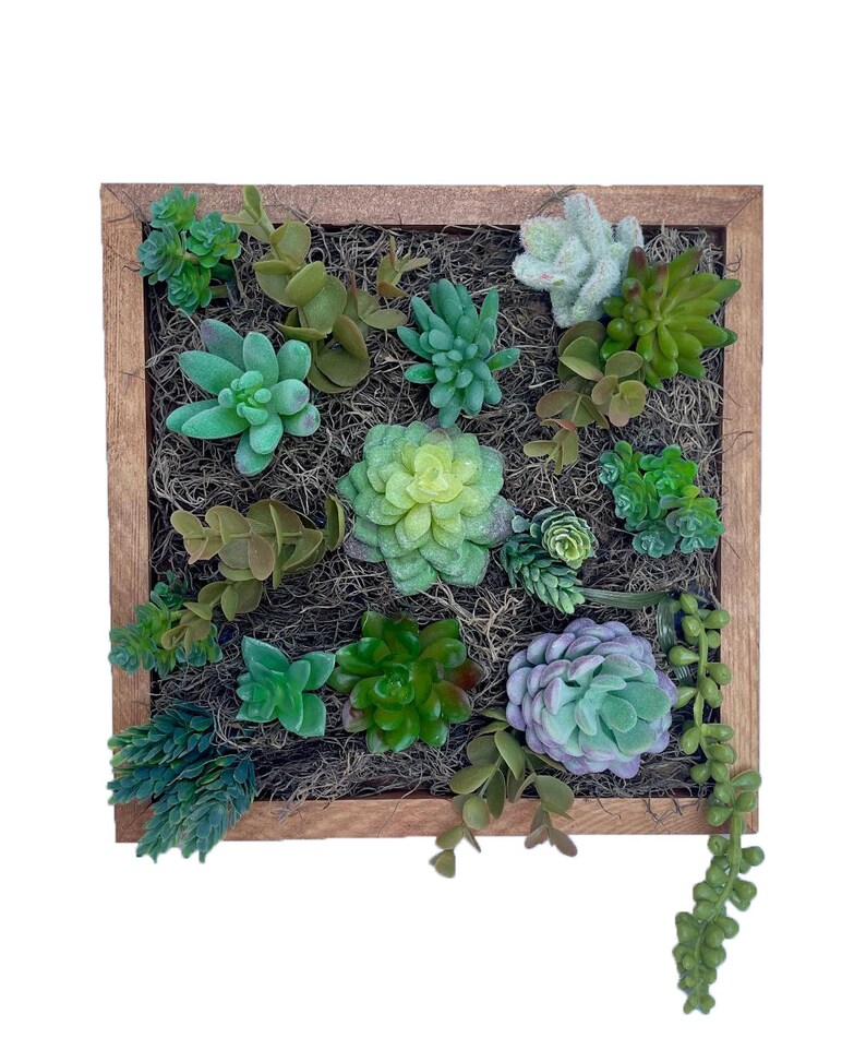 Artificial Succulent Wall Decor, Artificial Plants for Home Decor