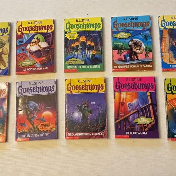 Vintage Goosebumps Books