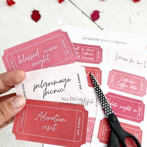 Catholic Love Coupons | Digital Download | Valentine’s Day | St. Valentine | Love Coupon | Saint Valentine | Catholic