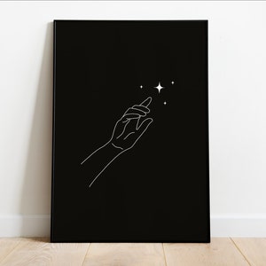 Reach for the Stars - Digital Download Print/Poster - Two Designs - Bookish Gift - Fantasy Book