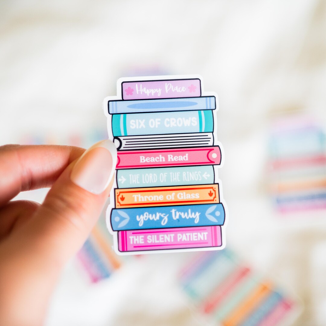 Custom Book Sticker | Personalised Bookish Sticker | Custom Library ...