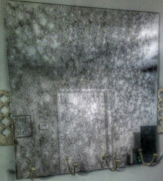 Antique Mirror Antiqued Tile Wall Antique Mirror Tile Wall