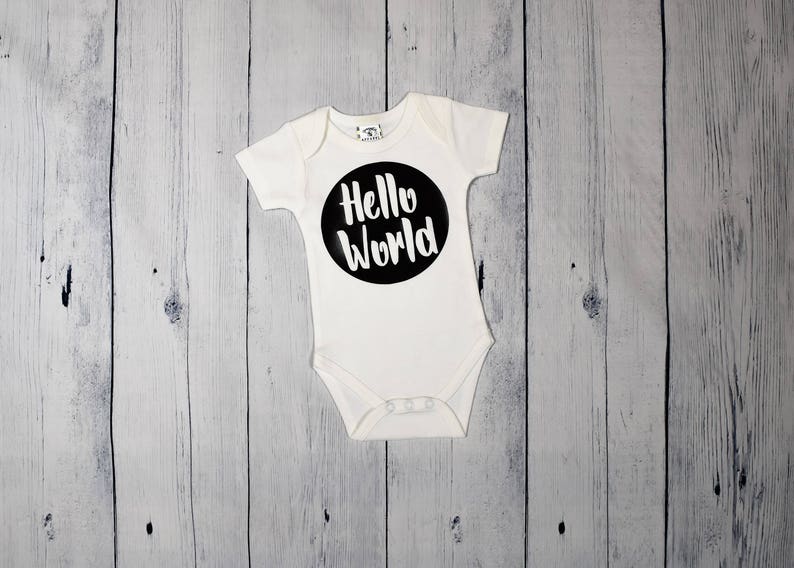 hello world baby boy outfit