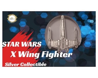 Star Wars X-Wing Fighter 1oz Fine Silver Coin - 2022 NGC MS70 Limited Edition Silver Collectible
