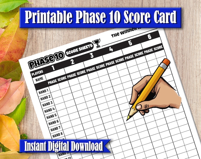 Phase 10 Karten Zum Ausdrucken