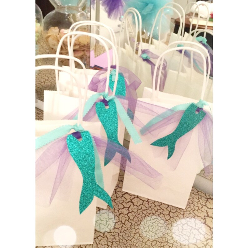Mermaid Favor Bags. Under the Sea Party Bags. Party Bags. Etsy