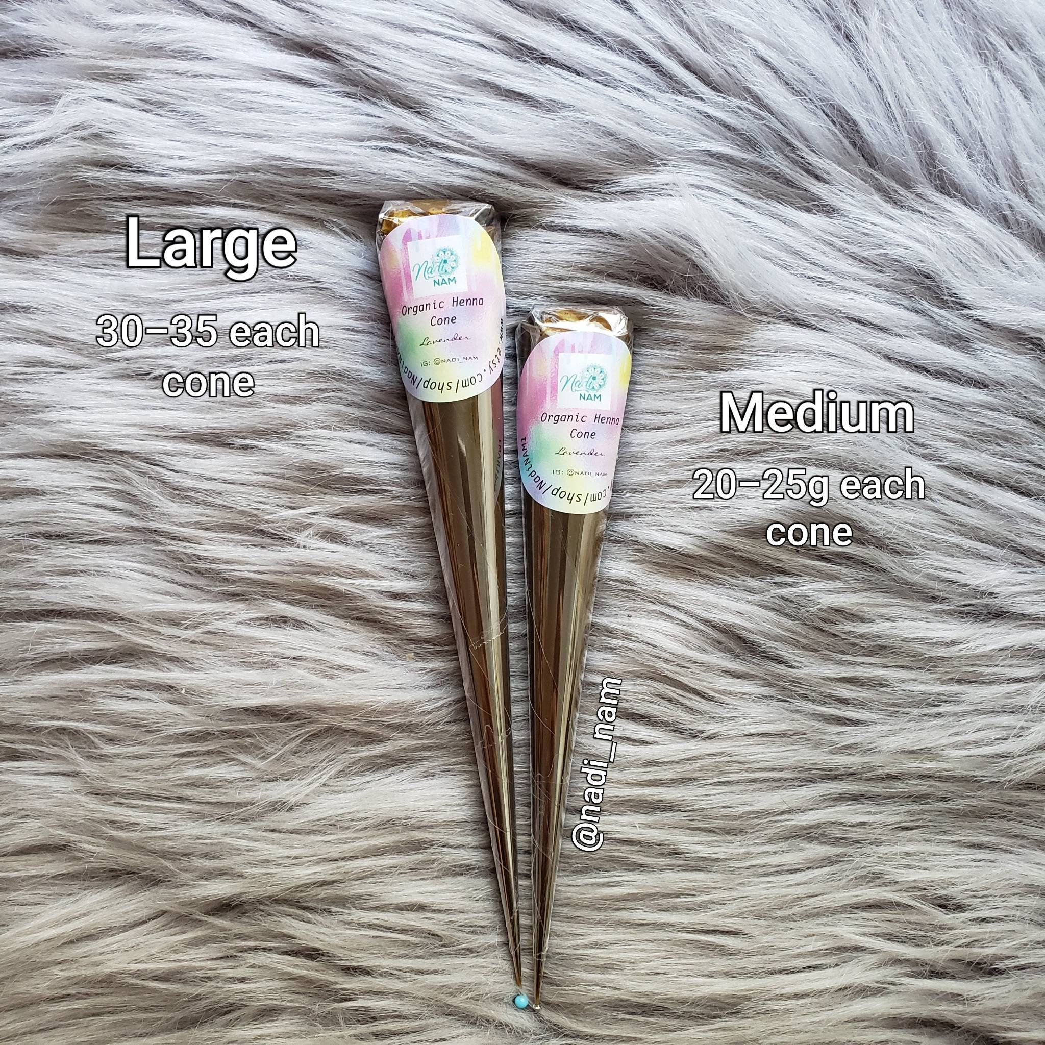 Organic Handmade Henna Cones