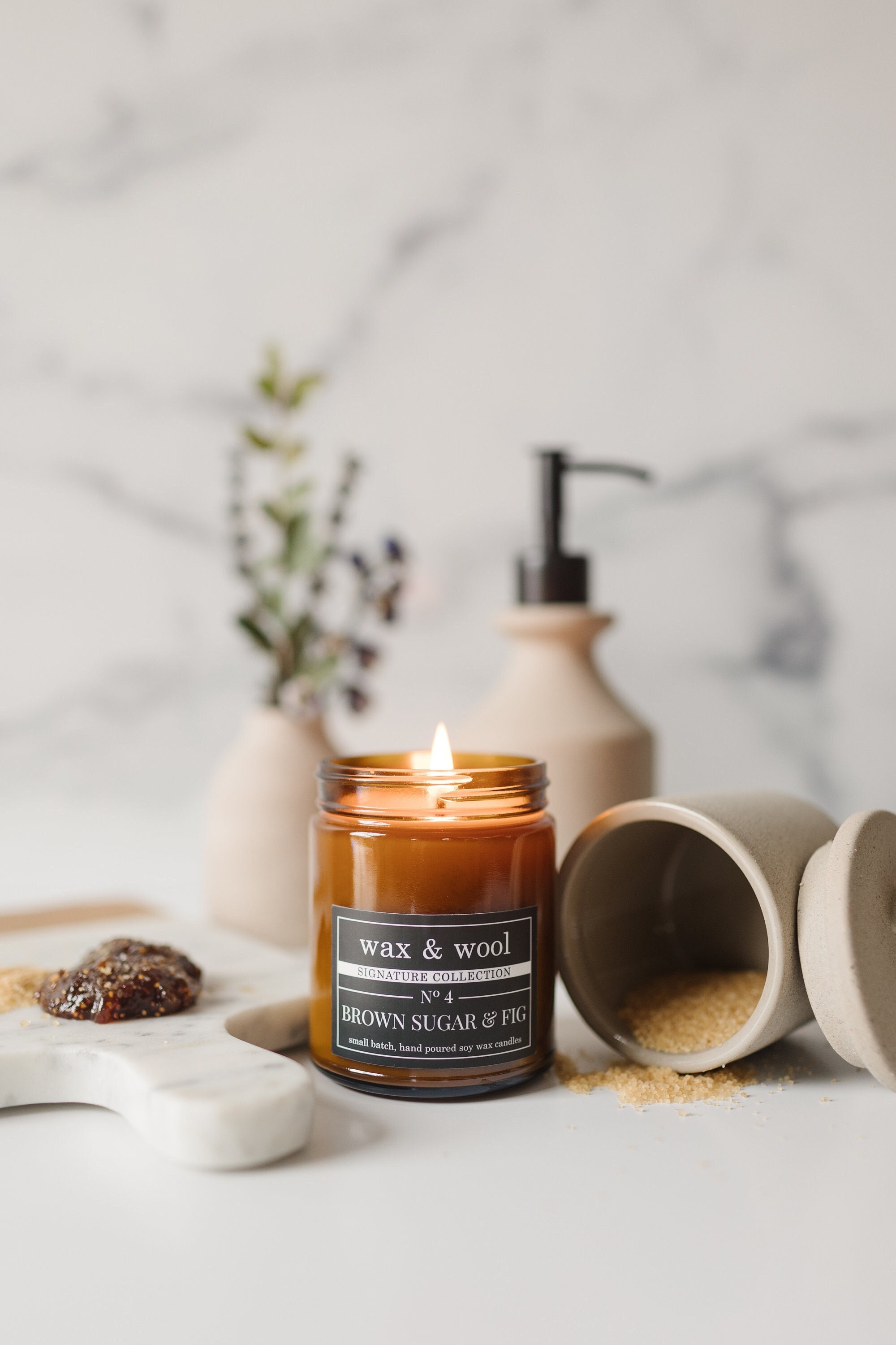 Wax and Wool Pure Soy Wax Candle Christmas Market - The Websters