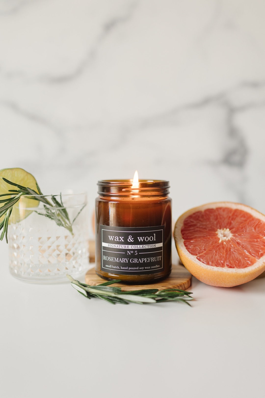 Clove and Grapefruit Soy Candle | Long Lasting | 100% Natural