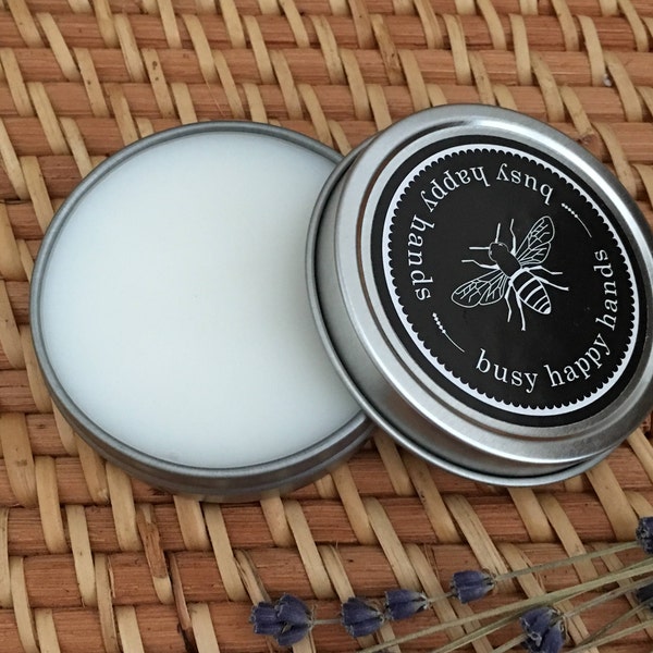 Lavender Hand Salve - 2oz Tin - 100% Natural Shea Butter