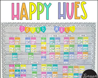 Sound Wall Classroom, Sound Wall Cards