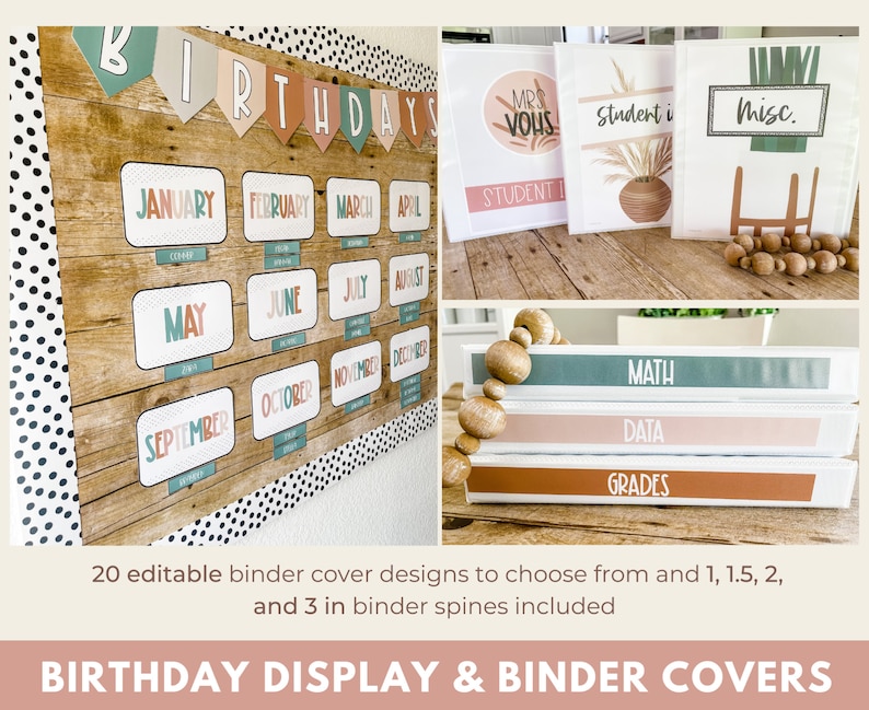 Boho Classroom Decor Boho Classroom Bundle Etsy