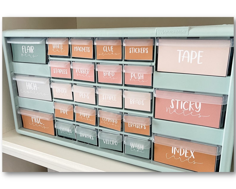 Boho Teacher Toolbox Labels, Neutral Teacher Toolbox Labels image 1