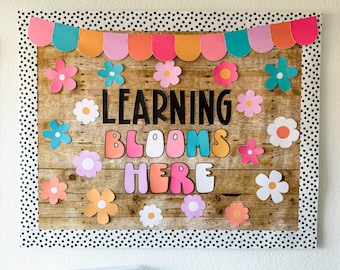 Spring Bulletin Board Kit, Kindness Bulletin Board Printable