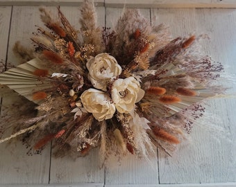 Terracotta pampas grass centerpiece- Dried flower arrangement-Wedding centerpiece, boho wedding arch arrangement