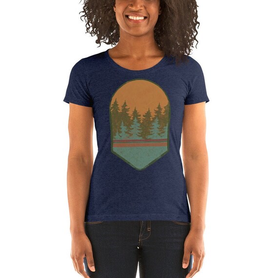 Mountain Shirt, Shirts for Women, Graphic Tee, Camping Shirt, Travel Shirt,  Nature Shirt, Hiking Shirt, Gift for Her, Roadtrip Shirt, Forest 