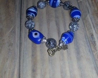 Blue Stretch Bracelet