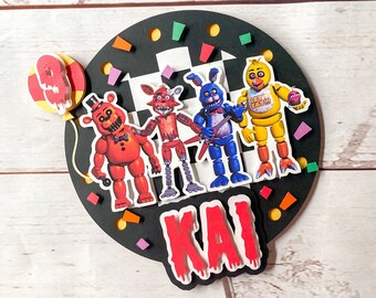 Five Nights At Freddy's FNAF Birthday Party Decor Supplies Set Banner  Balloon.