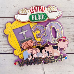 Friends Inspired Cake Topper Adult Cake Topper