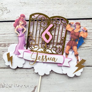 Hercules and Meg Cake Topper