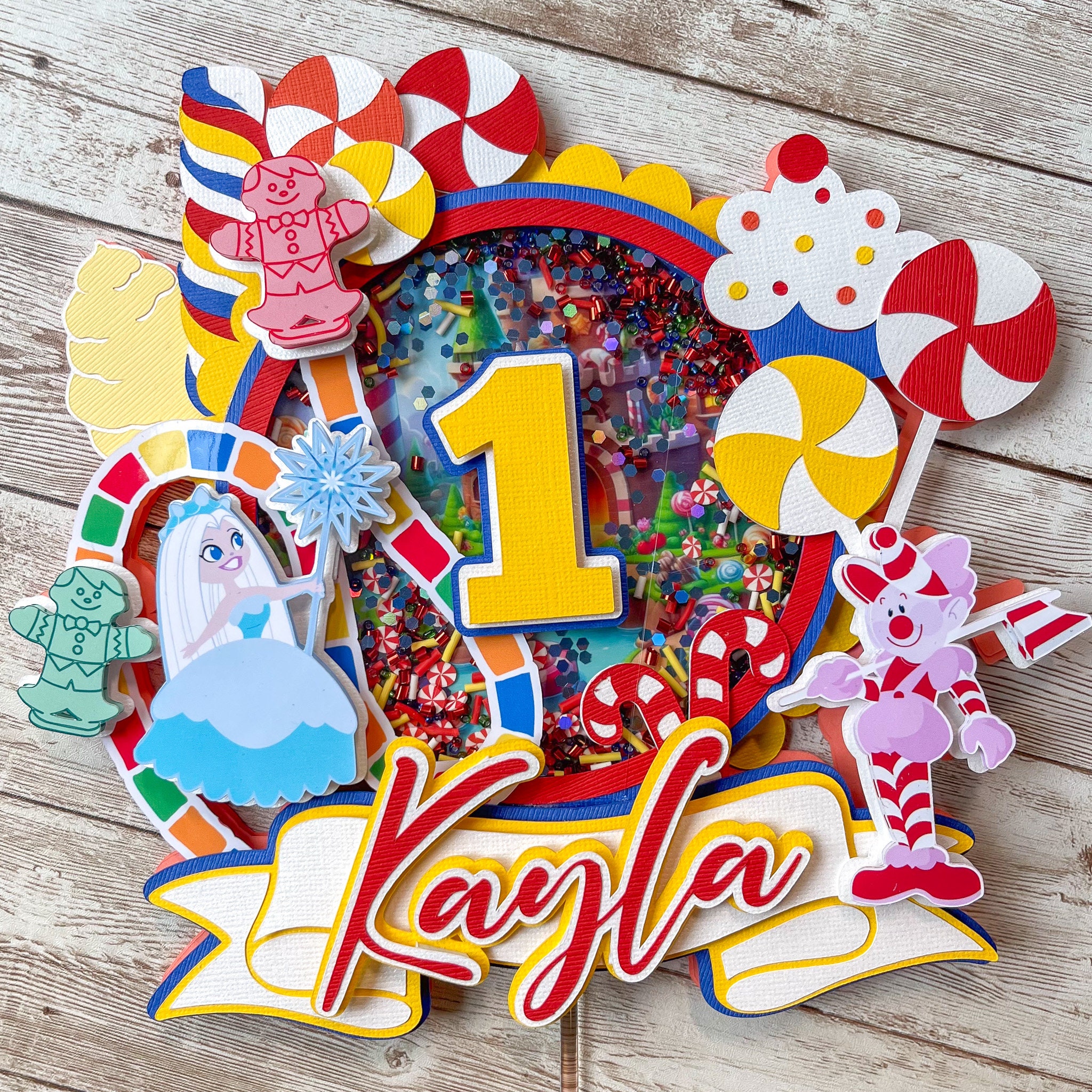 Candy land Cake Topper