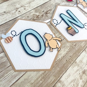 Classic Pooh Vintage Pooh Baby Pooh Themed Highchair Banner First Birthday One