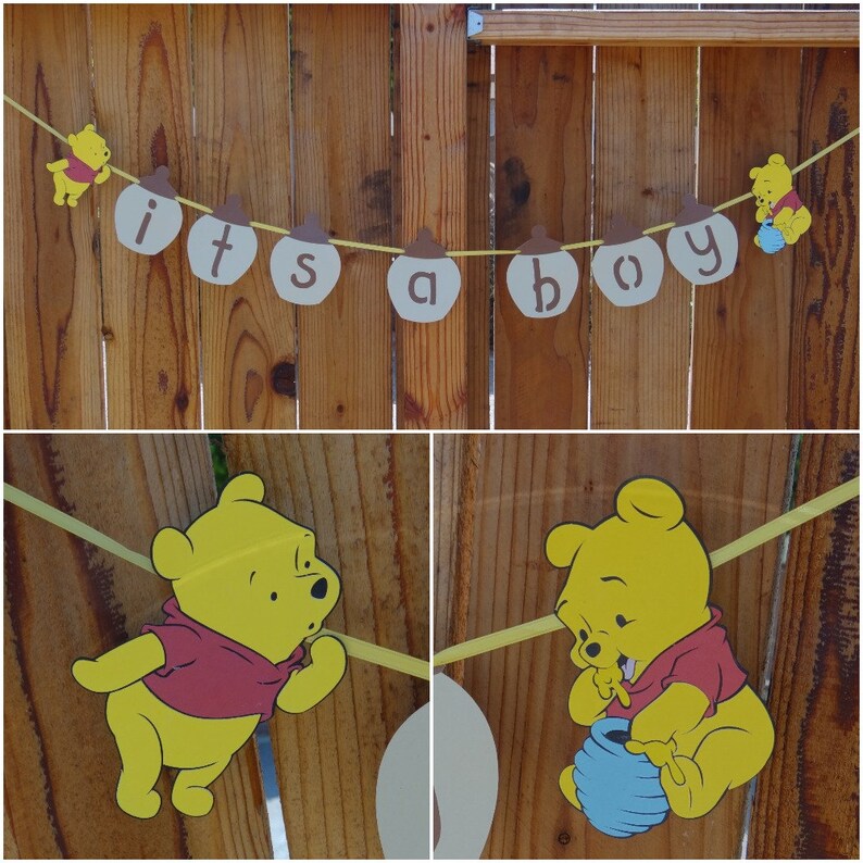 Winnie the Pooh Baby Shower Banner Etsy