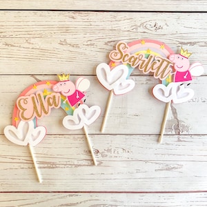 Peppa Pig Cake Topper