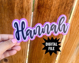 SVG Font Layered File