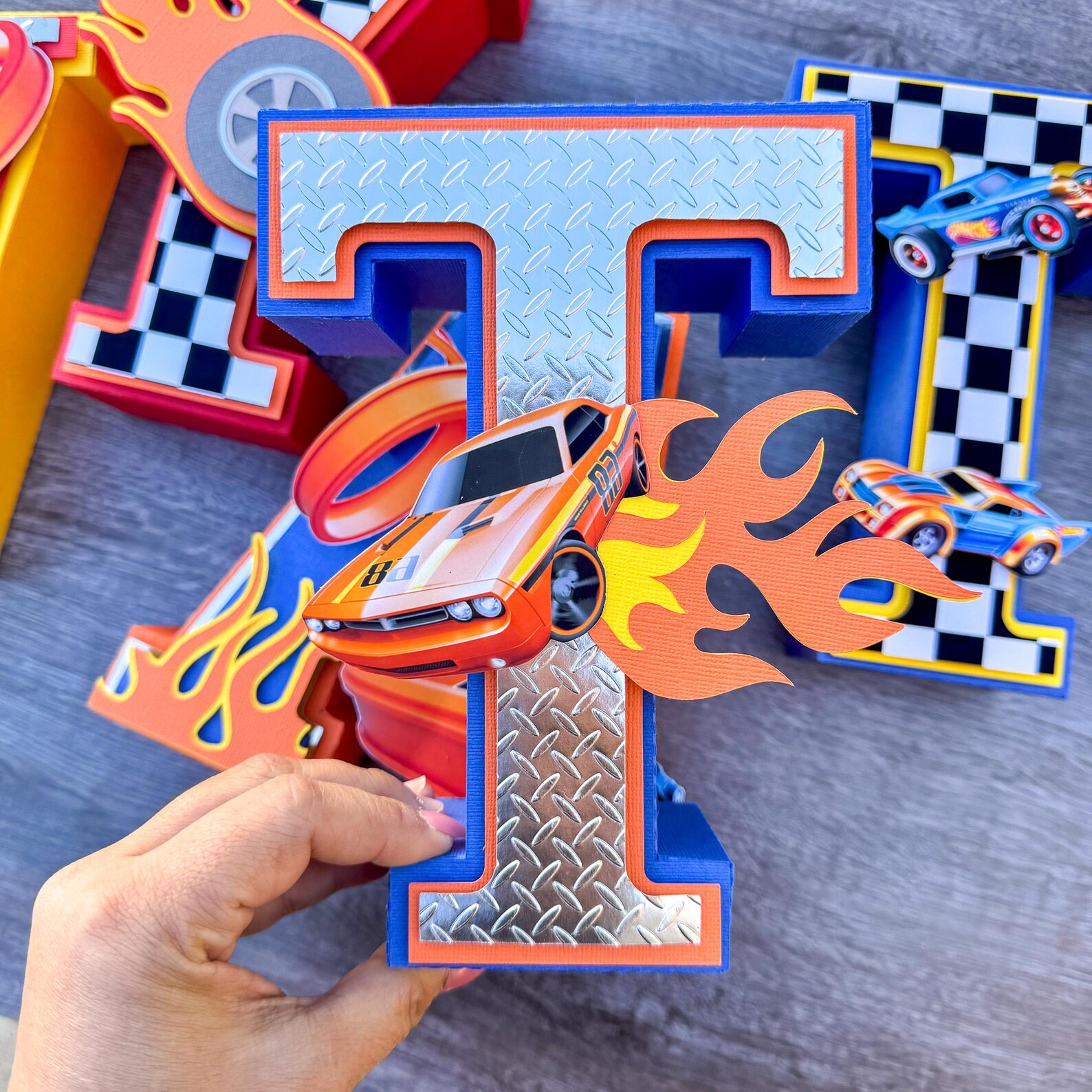 Race Car Custom Name Decor, Race 3d Letters, Car Theme, Boy Themes, Boy ...