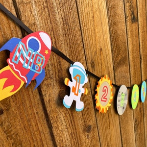 Space Milestone Banner, Space Birthday, Space party, Outer Space Party, Astronaut Birthday, Planets Party, Planets decorations