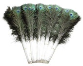 Natural Real Dyed Peacock Feathers 70-80CM 28-32inch DIY Decor Feather for Crafts Home Party Wedding decoration plumes