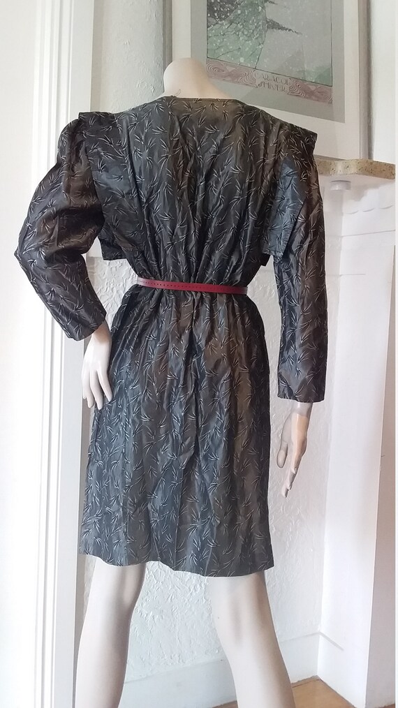 1980s vintage silver dress