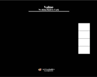 Value Study - Light to Dark Worksheet