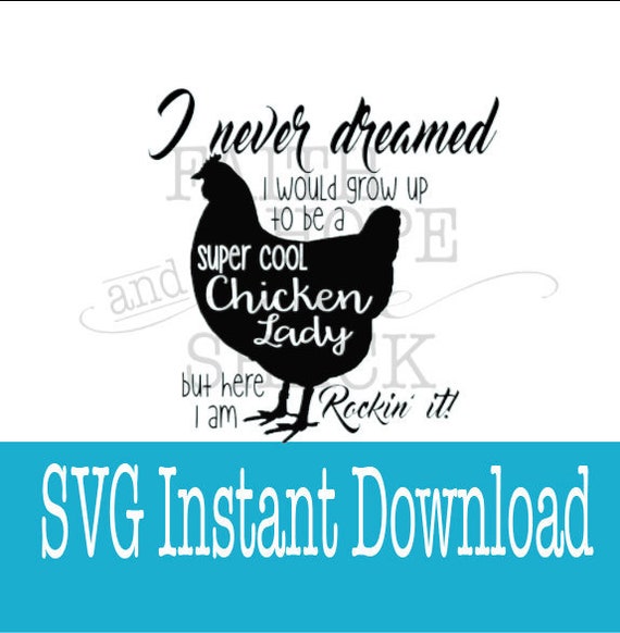 Download Chicken Lady Svg Etsy