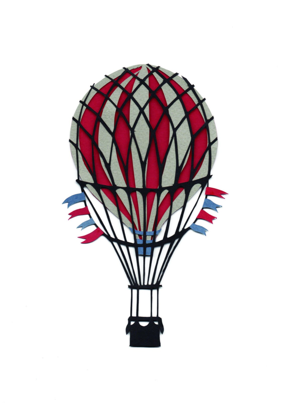 Hot Air Balloon Print Print Vintage Balloon Kids Bedroom Etsy