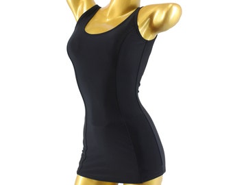 Vintage Inspired One Piece Swimsuit: Pin Up Rockabilly Style